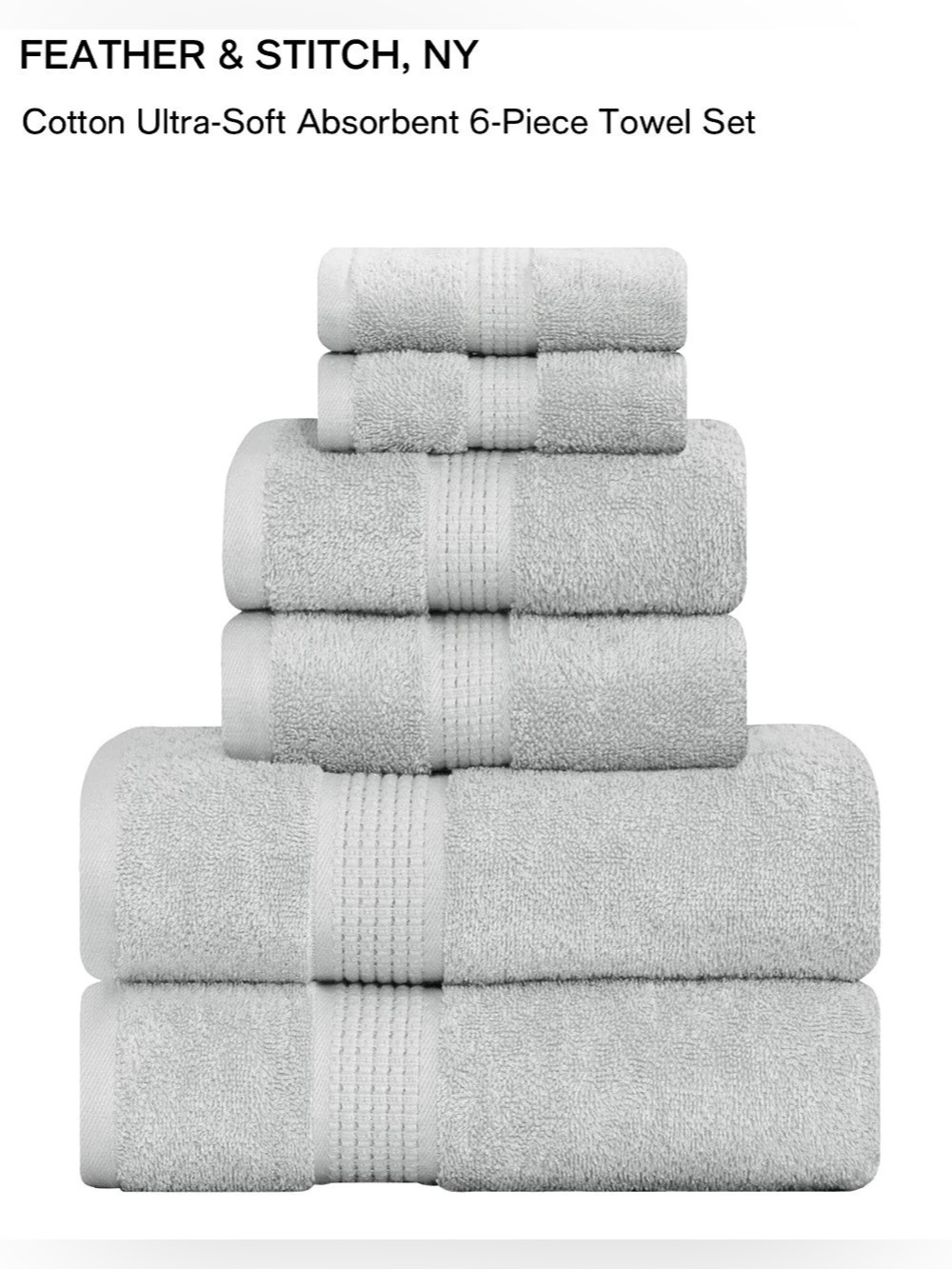 6-Piece Towel Set